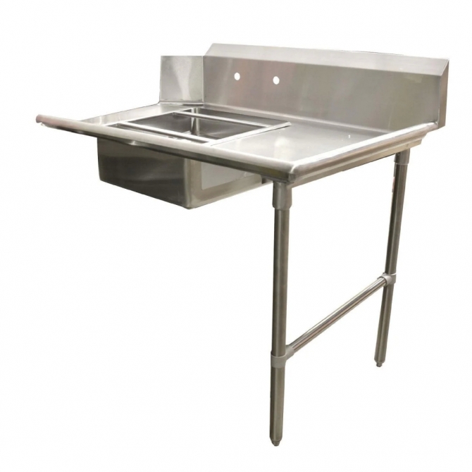 Omcan 28485 48" Right Side Soiled Dish Table with Sink 
