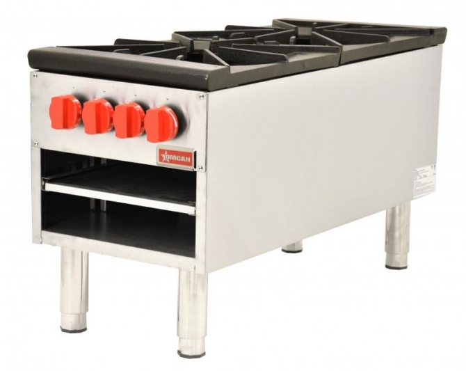 Omcan 37529 Double Stock Pot Range - GAS