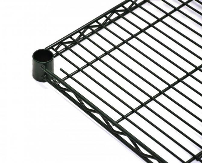 Omcan 4 tiers 18"x48" wire shelves 18"x48"x72"H Epoxy wire shelf set 