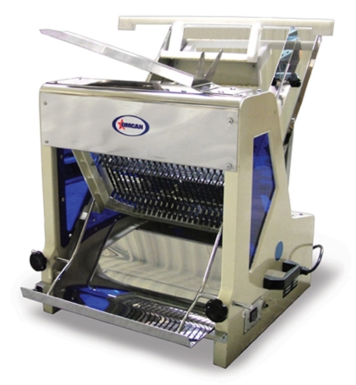 Omcan 44250 Electric Bread Slicer 7/16" size with 0.25 HP Motor