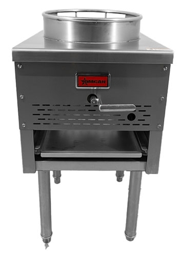 Omcan 47351 Wok Range 13" Ring 95,000 BTU – Natural Gas