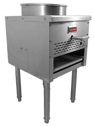Omcan 47351 Wok Range 13" Ring 95,000 BTU – Natural Gas