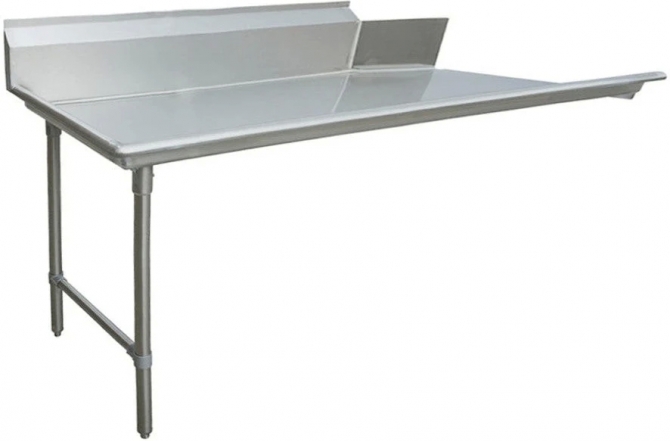Omcan 47746 72" Left side stainless steel clean dish table 