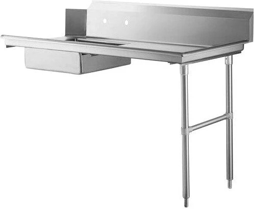 Omcan 47747 72" Right Side Soiled Dish Table with Sink 