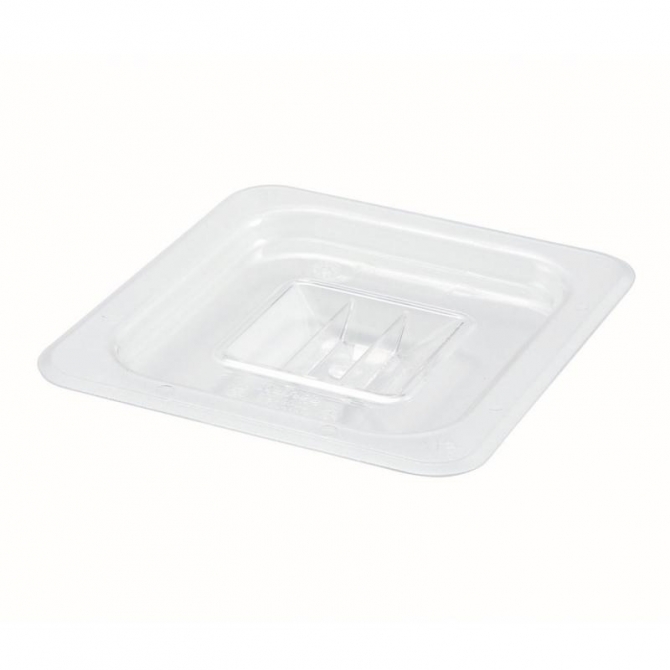 Omcan 80015 Polycarbonate Clear Cover Solid for Sixth size Food Pan