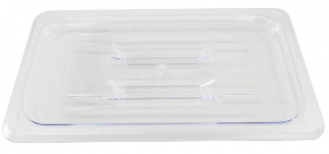 Omcan 80023 Polycarbonate Clear Cover Solid for Third size Food Pan