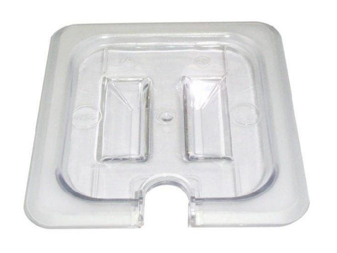 Omcan 80024 Polycarbonate Clear Cover Slotted for Third size Food Pan