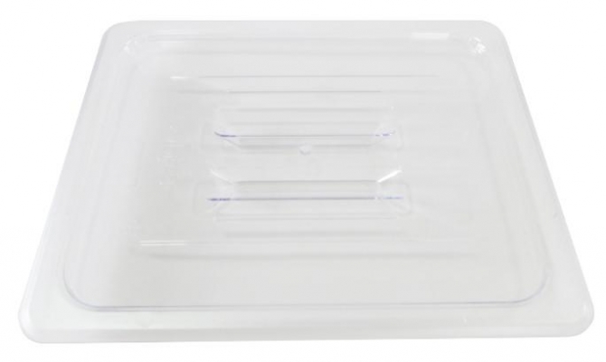Omcan 80025 Polycarbonate Clear Cover Solid for Half size Food Pan