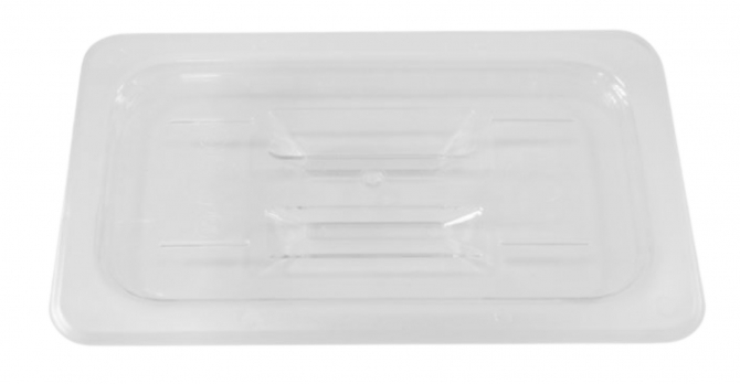 Omcan 80049 Polycarbonate Clear Cover Solid for Full-size Food Pan