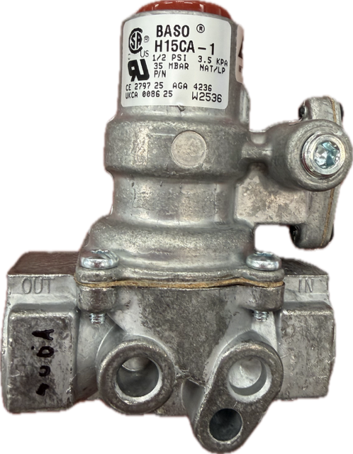 Parts : Safety Valve 1/2" pipe connection - Natural Gas