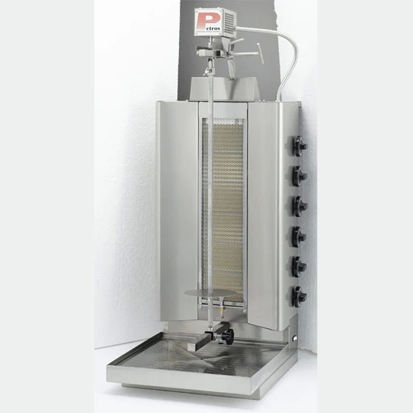 Petros RG-60 Professional Natural Gas Vertical Rotisserie’s / Gyros /  Shawarma / Doner