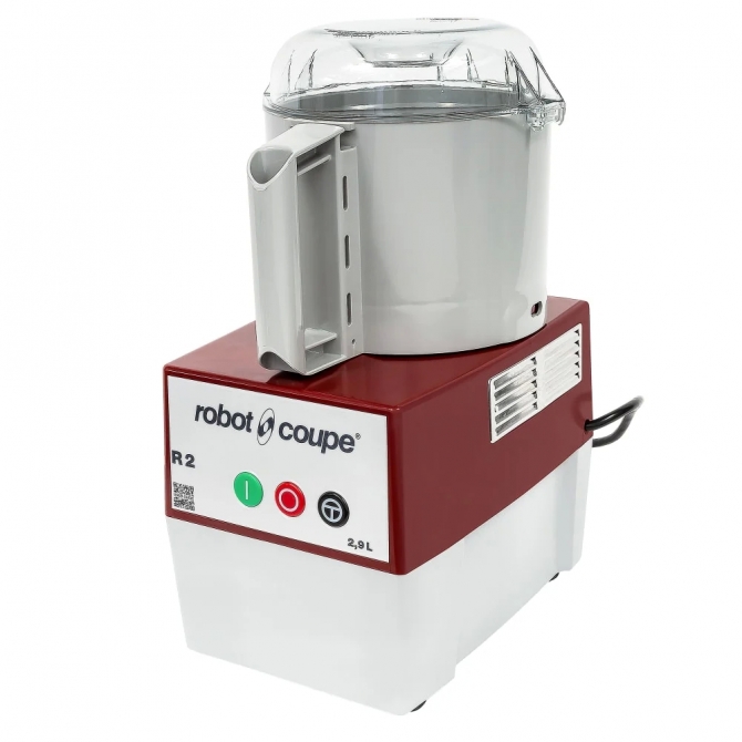 Robot Coupe R2N 3 Qt. Grey Composite Bowl Single Speed Combination Processor 