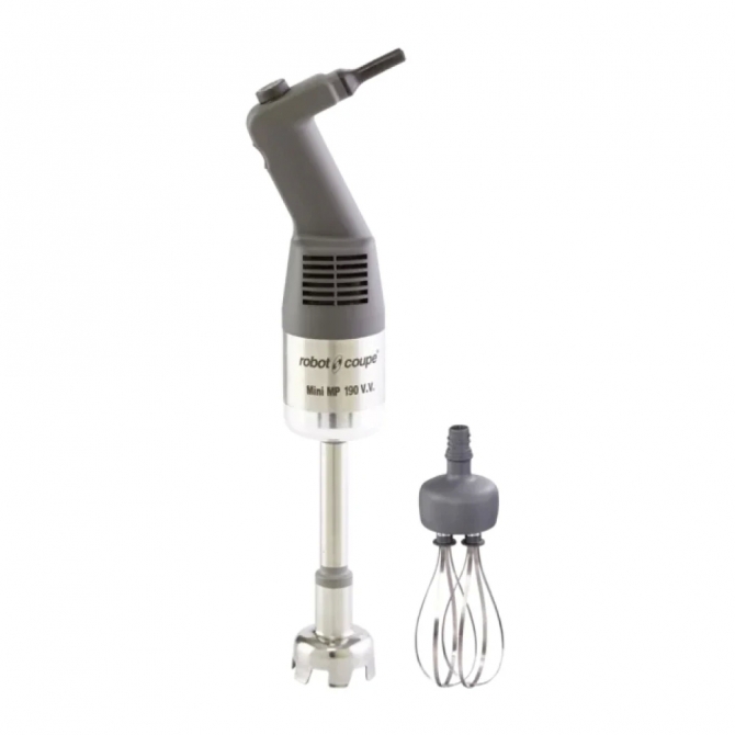 Robot Coupe MP 190 VV Combi 8" Variable Speed Immersion Blender / Mixer with 7" Whisk