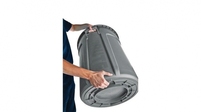 Rubbermaid FG2620 Gray Brute 20 Gallon Commercial Trash Can