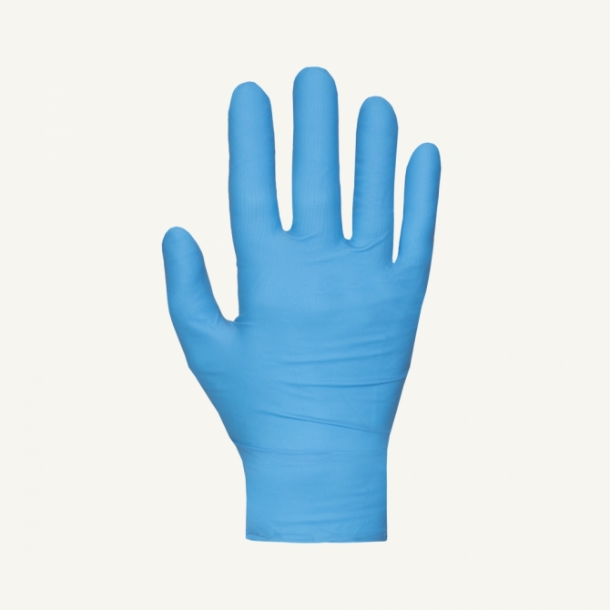 Superior Glove RD8NPF KeepKleen®  industrial grade food safe disposable gloves BLUE