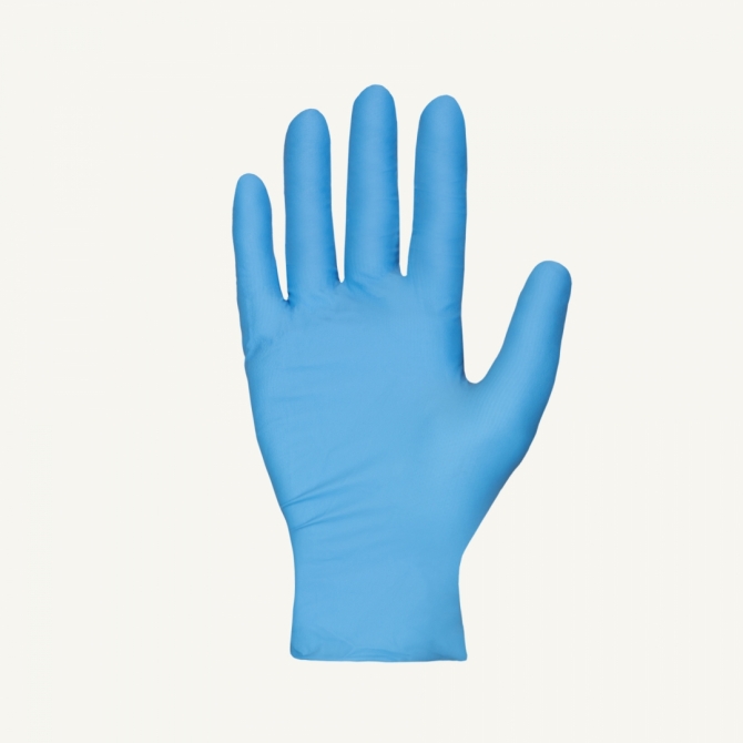 Superior Glove RD8NPF KeepKleen®  industrial grade food safe disposable gloves BLUE
