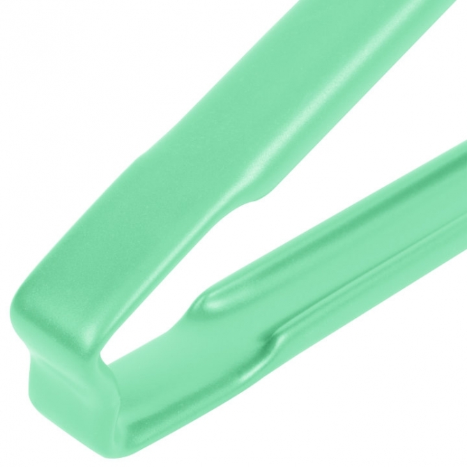 Vollrath 4780970 with Green handle one-piece scalloped 9" tongs 