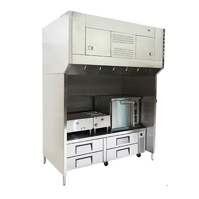 WELLS WVU-72 Universal Ventless Hood with ANSUL