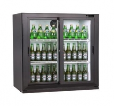 EFI C2S-3640-CT Counter Top Sliding 2 Glass Doors Cooler