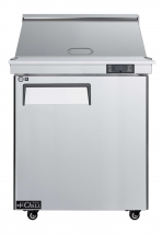 EFI CMDR1-27VC-R 27" Stainless Steel Right Hinged Solid Door Stainless Steel Mega Top Prep Cooler