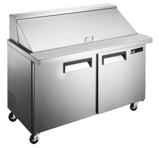 EFI CMDR2-48VCX 48" Stainless Steel 2 Doors Mega Top Prep Cooler