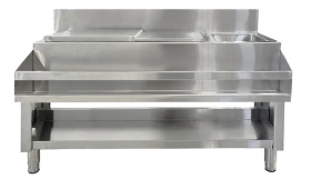EFI CMU-72 Stainless Steel Cocktail Mix unit Cocktail sink with ice bin
