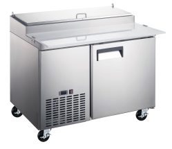 EFI CPDR1-44VCX 44" Right Hinge Solid Stainless Steel Door Pizza Prep Cooler