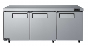EFI CUDR3-72VC 72" Stainless Steel Hinged Solid 3 Doors Undercounter Cooler