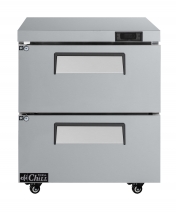 EFI CUDW2-27VC 27" 2-Drawers Stainless Steel Undercounter Cooler