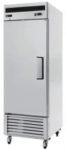 EFI F1-27VC-L 27" Stainless Steel Exterior LEFT Hinged Solid 1 Door Freezer Reach In Bottom-Mount