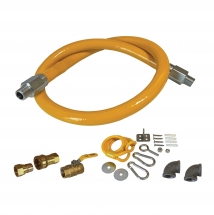 Encore® GHM-012KTC136 Commercial 1/2" x 36" Gas Hose Connecter Kit
