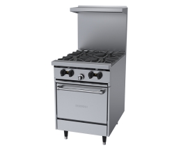 Garland X24-4L SunFire 24" 4 Burners Range with 1 Spacer Oven
