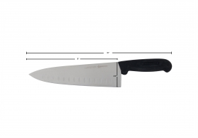 Omcan 16833 8" Medium Cook Knife / Chef Knife with G-Edge Blade