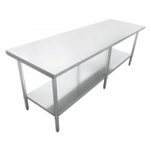 Omcan 22070 24"x96"x35"H Stainless Steel Work Table 