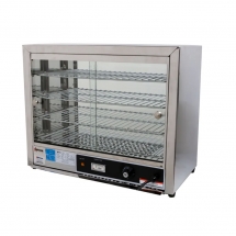 Omcan 26086 rectangular warming /  holding display case 