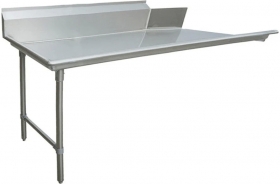Omcan 47746 72" Left side stainless steel clean dish table 