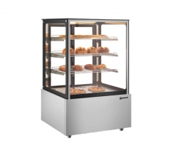 Omcan 48390 35" Floor Display Warmer 3 Shelves Square-Glass Front