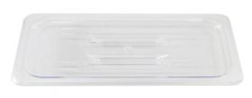 Omcan 80011 Polycarbonate Clear Cover Solid for Ninth size Food Pan