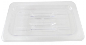 Omcan 80020 Polycarbonate Clear Cover Solid for Fourth size Food Pan