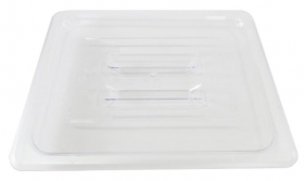 Omcan 80025 Polycarbonate Clear Cover Solid for Half size Food Pan