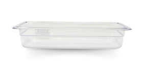 Omcan 80036 Third size Polycarbonate Food Pan Clear 2 1/2" Deep