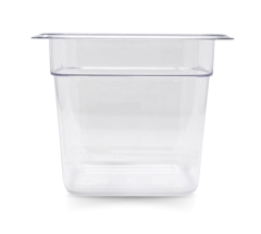 Omcan 80048 Sixth size Polycarbonate Food Pan Clear 6" Deep