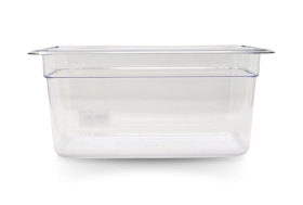 Omcan 80059 Third size Polycarbonate Food Pan Clear 6" Deep