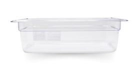 Omcan 80074 Third size Polycarbonate Food Pan Clear 4" Deep
