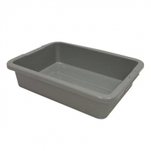 Rubbermaid 3349GRY 5" Bus Box / Tote Box Gray Color 