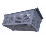 Omcan 8 Compartment Dishwasher Cutlery Basket, Gray 43506