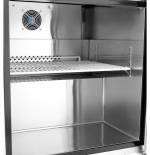 ATOSA 24" Stainless Steel Right Hinged solid 1 door undercounter Cooler Shallow Depth MGF24RGR