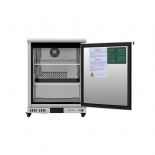 ATOSA 24" Stainless Steel Right Hinged Solid 1 door Under Counter Cooler Shallow Depth AUR24SD