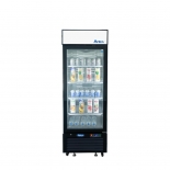 Atosa  27" Black Exterior Right Hinged Glass 1 Door Freezer MCF8720GR