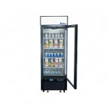 Atosa  27" Black Exterior Right Hinged Glass 1 Door Freezer MCF8720GR